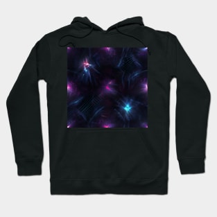 Neon Trippy EDM Festival Rave Pattern Hoodie